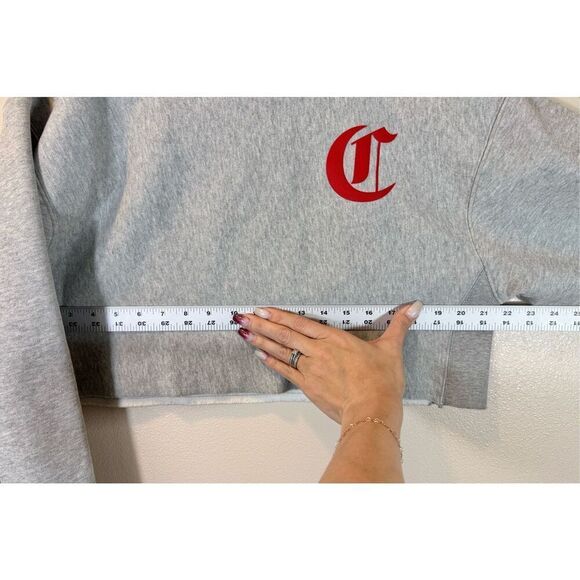 Champion Life Women's Small Reverse Weave Crop Cut Off Crew Sweatshirt Top - Picture 10 of 11